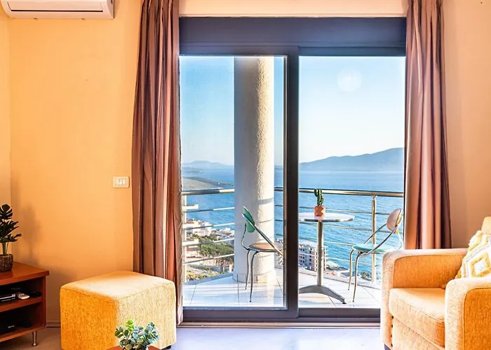 Apartmán Charm 6, 2br Ap Sea View, Parking Sarandë